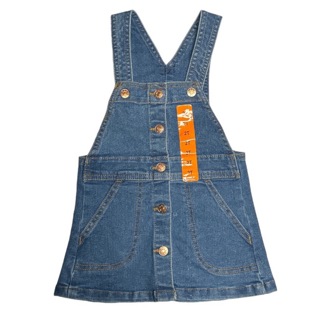 BCBGirls | Denim Overall Dress- Size 2T (Girl)